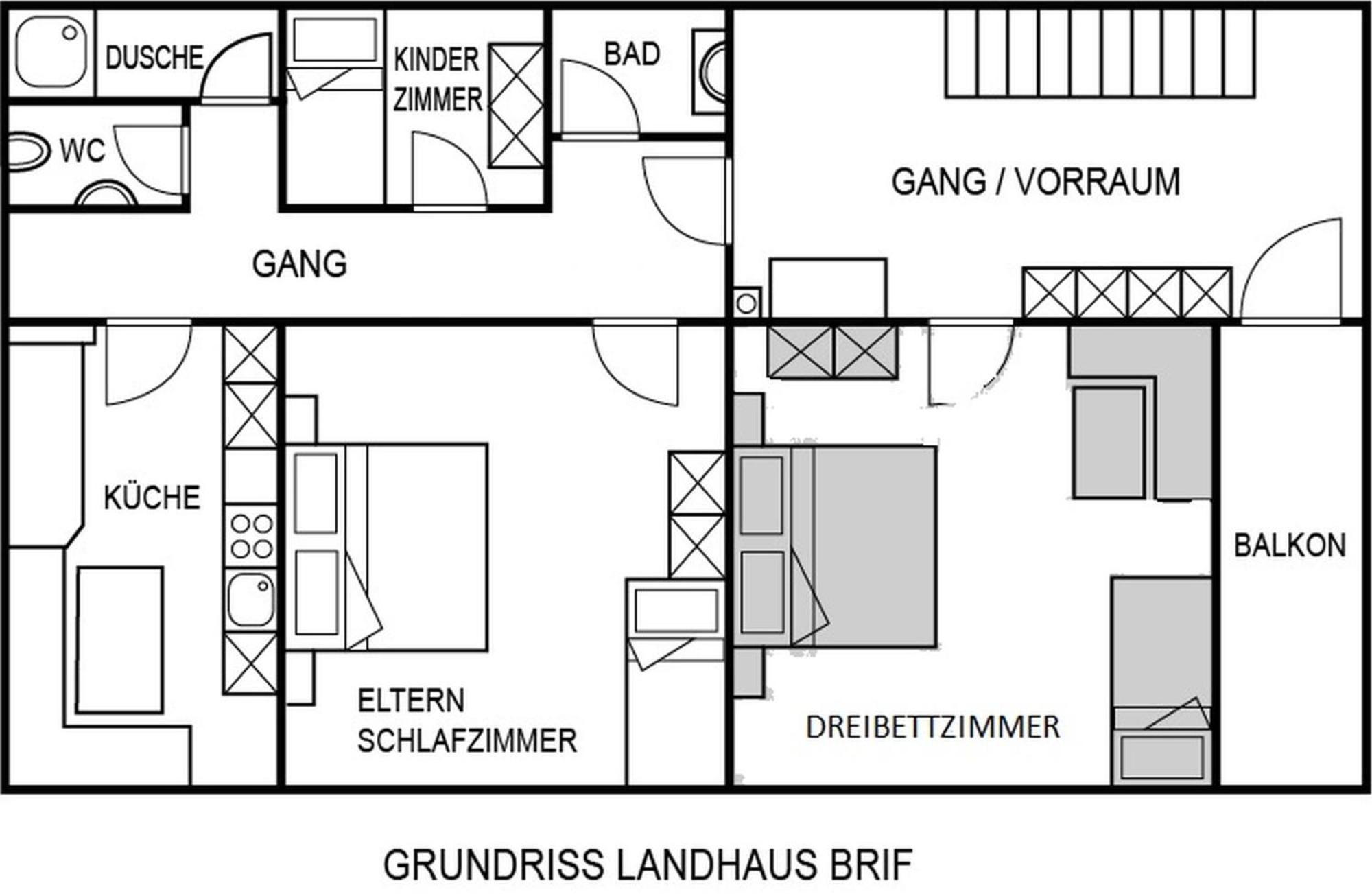 שרונס Landhaus Brif מראה חיצוני תמונה